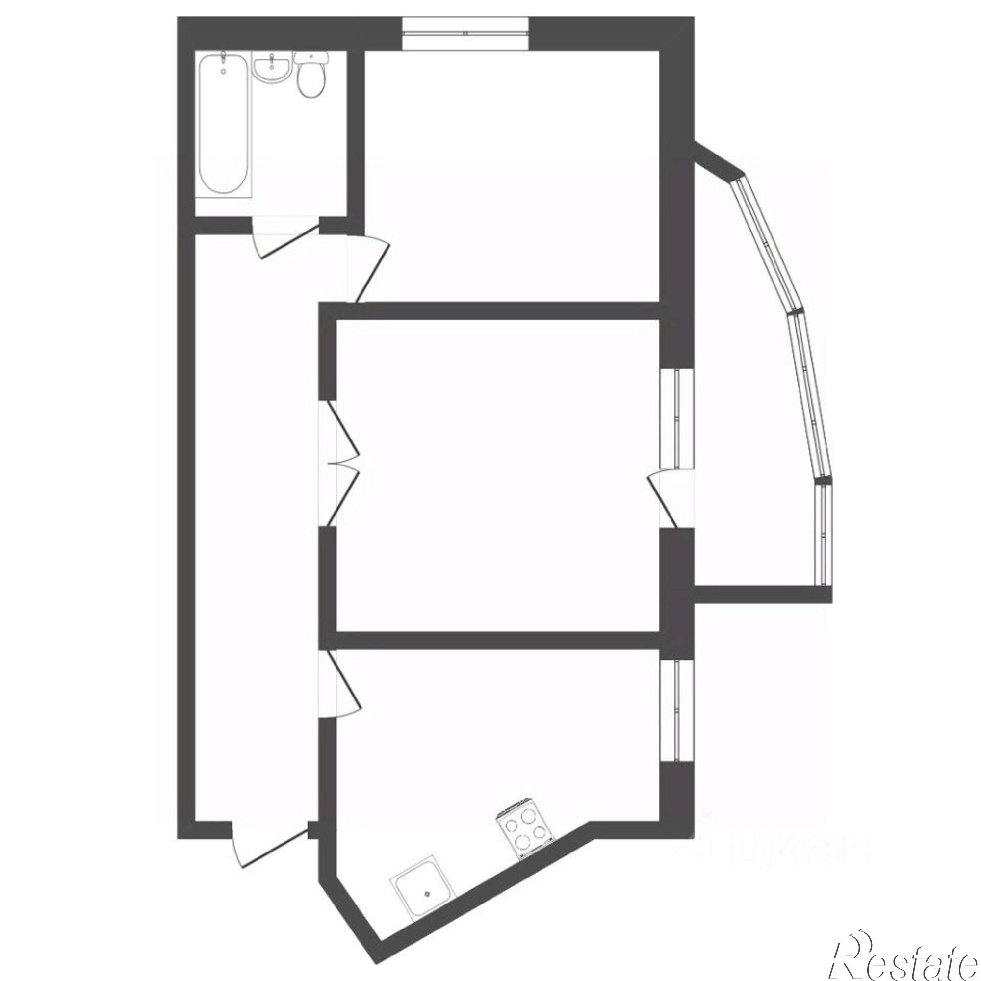 Сдать квартиру за 60 000 рублей на улица Лизы Чайкиной, 33