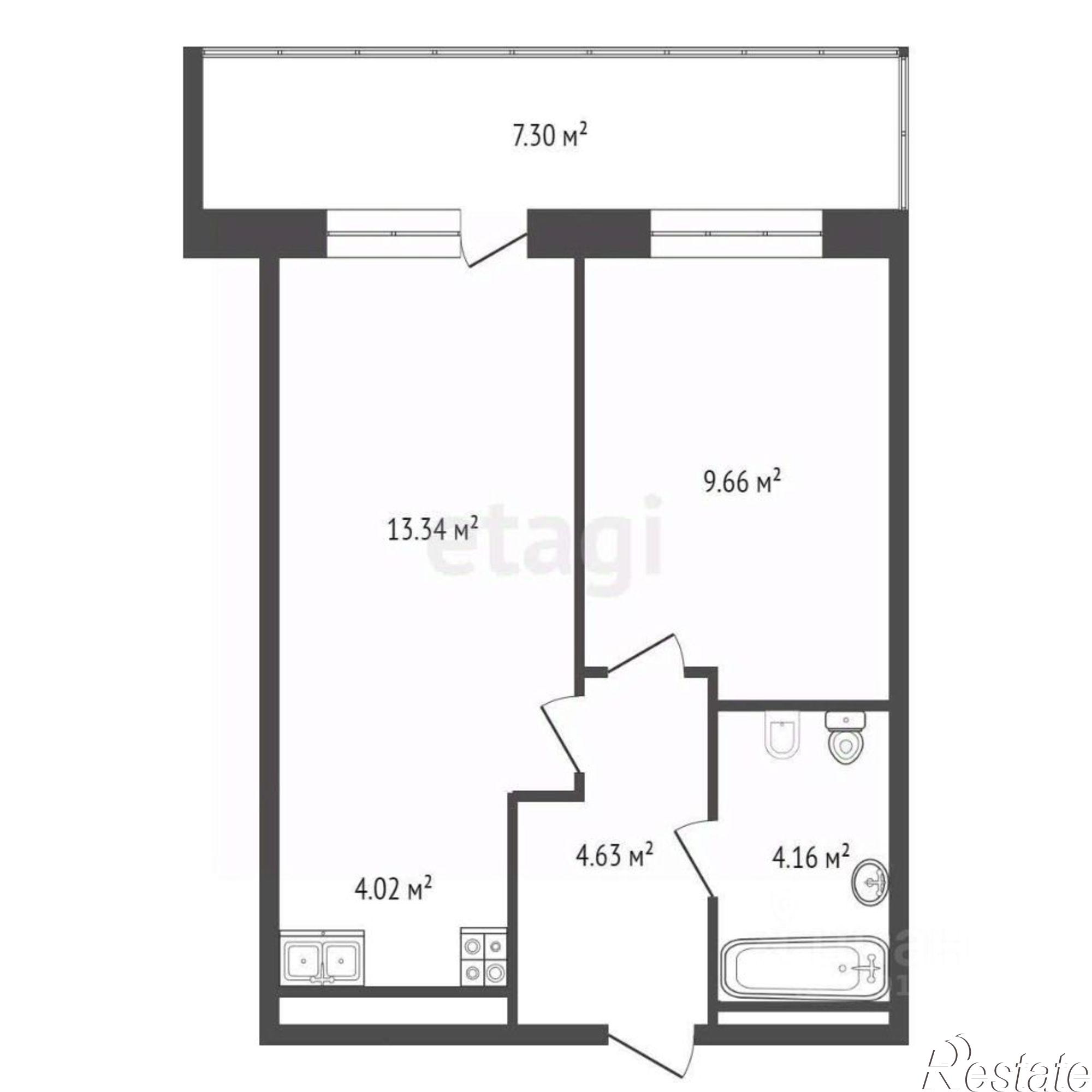 Купить квартиру за 6 200 000 рублей на улица Сергея Есенина, 9А к1