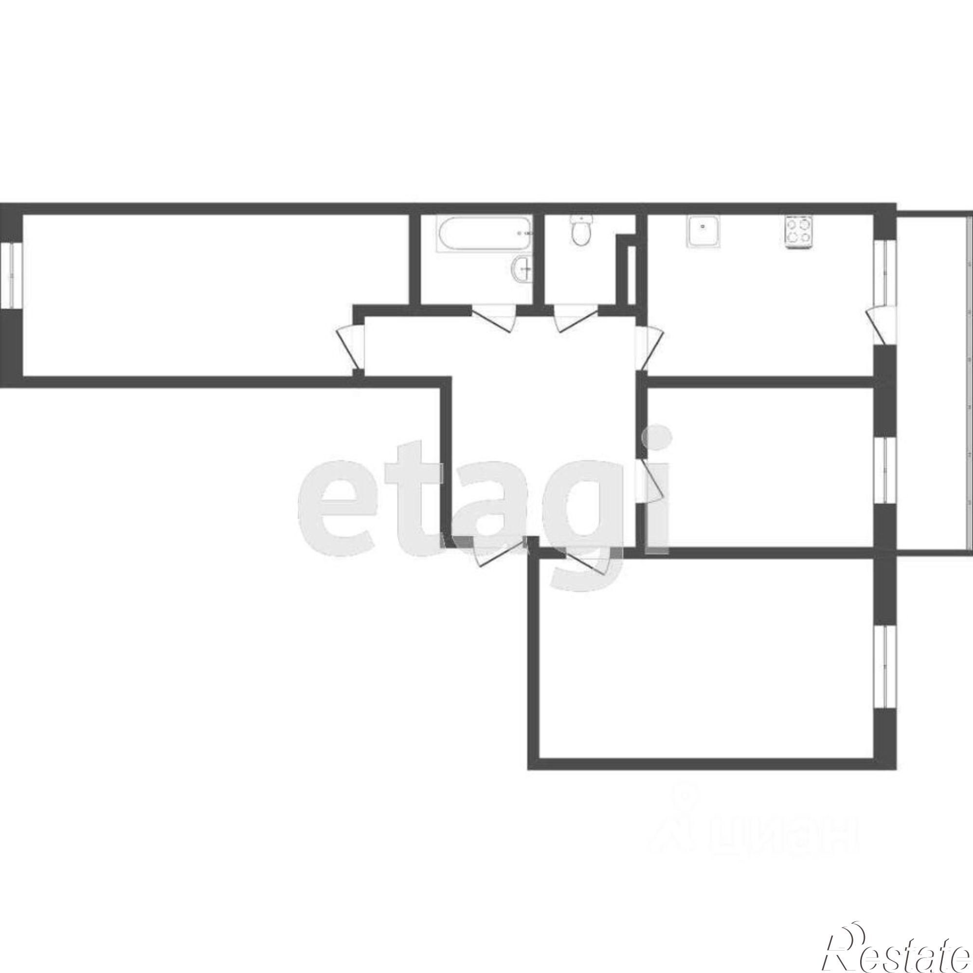 Купить квартиру за 8 673 000 рублей на Углеуральская улица, 25