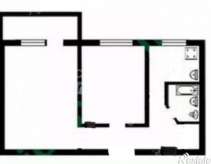 2-комн квартира улица Космонавта Леонова, 60,  д. 60