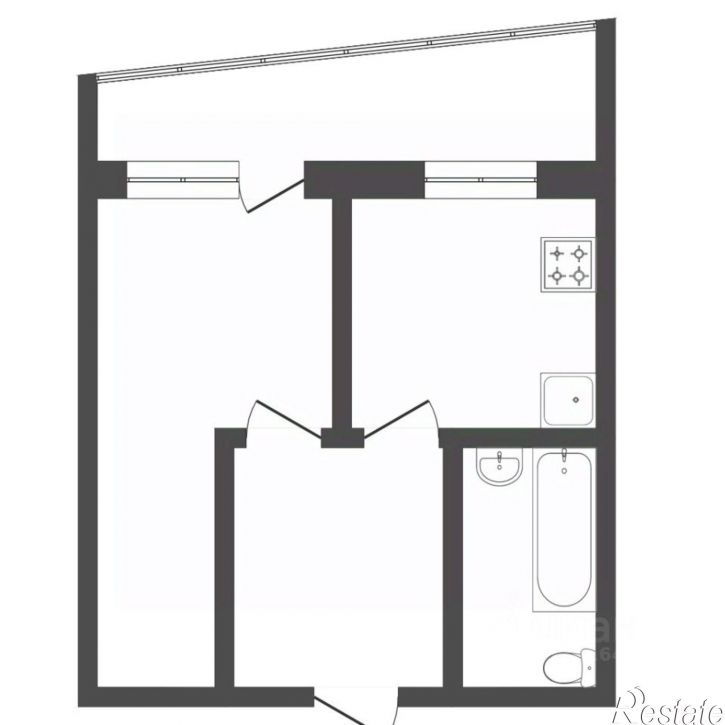 1-комн квартира улица Чернышевского, 17А,  д. 17А