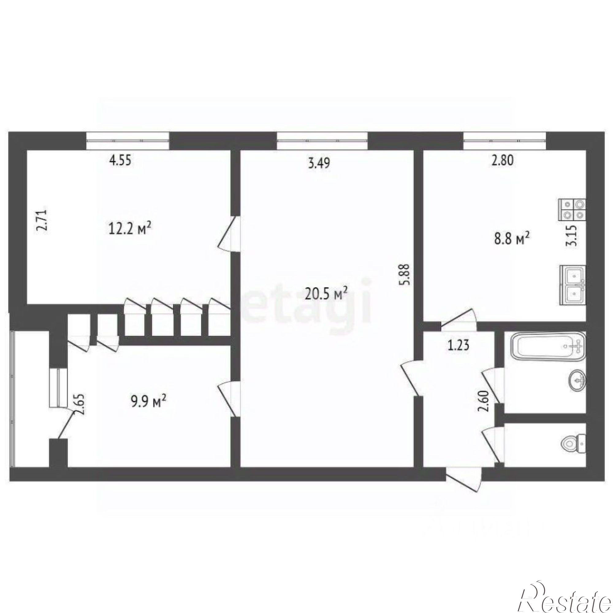 Сдать квартиру за 40 000 рублей на шоссе Космонавтов, 131