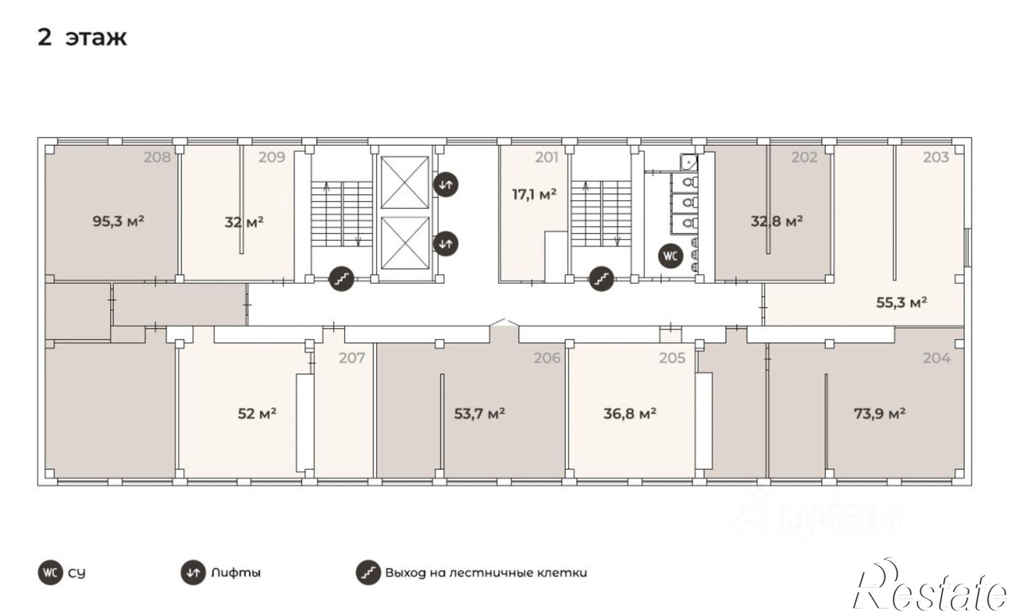 Купить офис, помещение под офис за 6 837 530 рублей на улица Крылова, 36