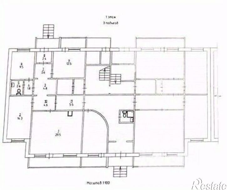 4-комн квартира улица Тургенева, 33А,  д. 33А