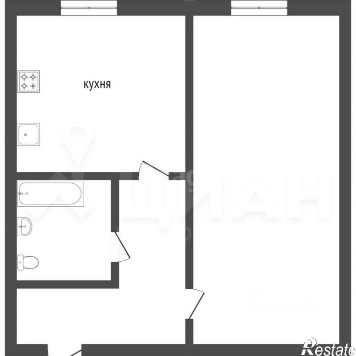 1-комн квартира улица Патриса Лумумбы, 3,  д. 3