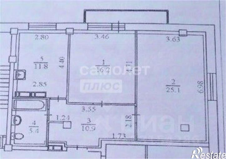 2-комн квартира Уфимская улица, 10А,  д. 10А