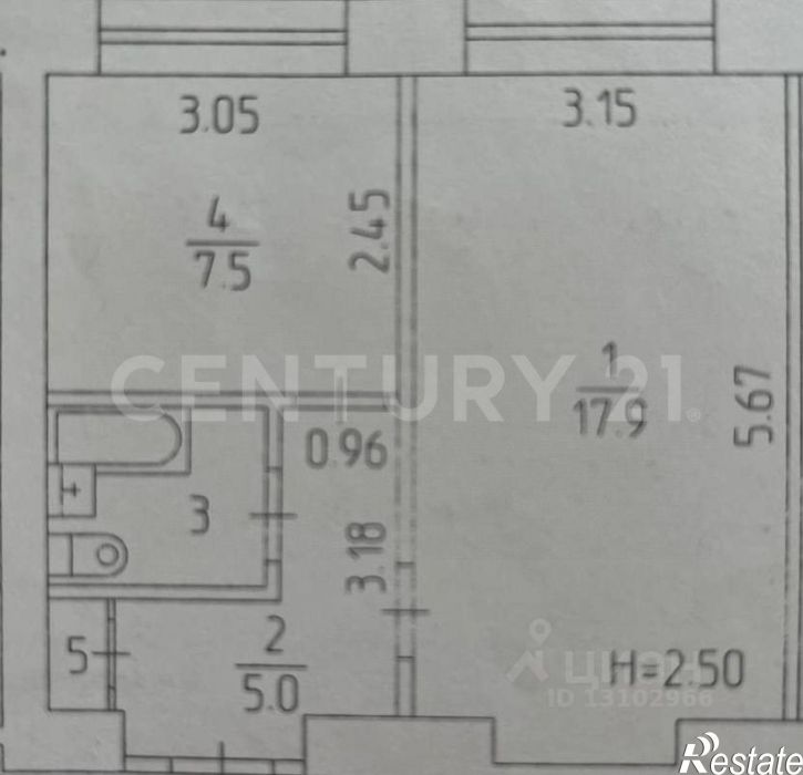 1-комн квартира Пермь г., Ленинский, Петропавловская ул.