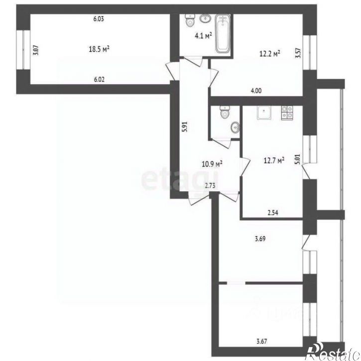 3-комн квартира улица Сакко и Ванцетти, 111,  д. 111