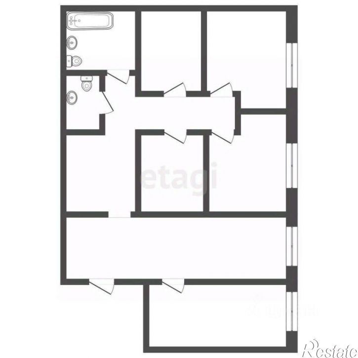 3-комн квартира городской округ Пермь, Пермь