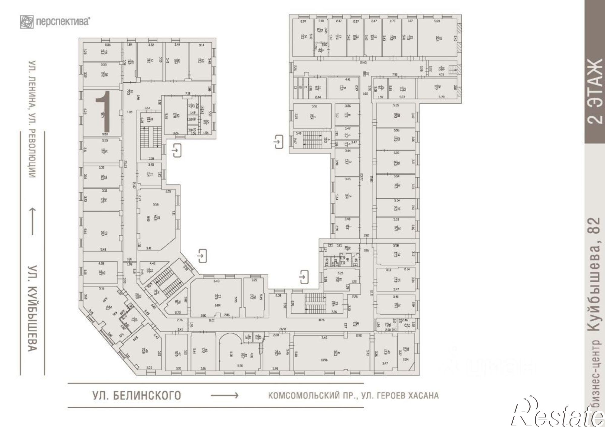 Купить помещение свободного назначения за 141 800 000 рублей на улица Куйбышева, 82