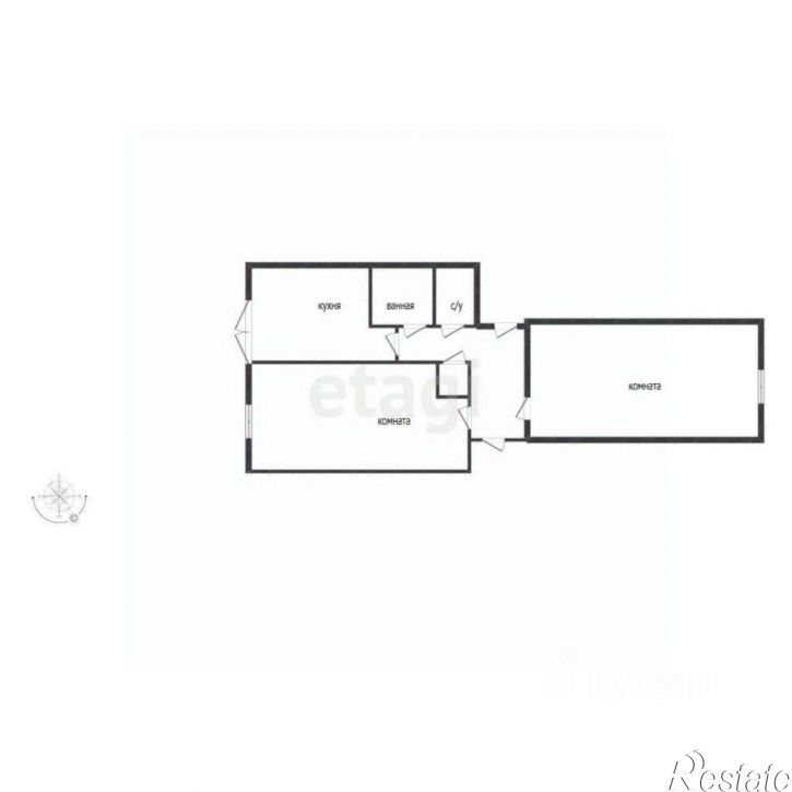 2-комн квартира ул Молдавская, 8,  д. 8