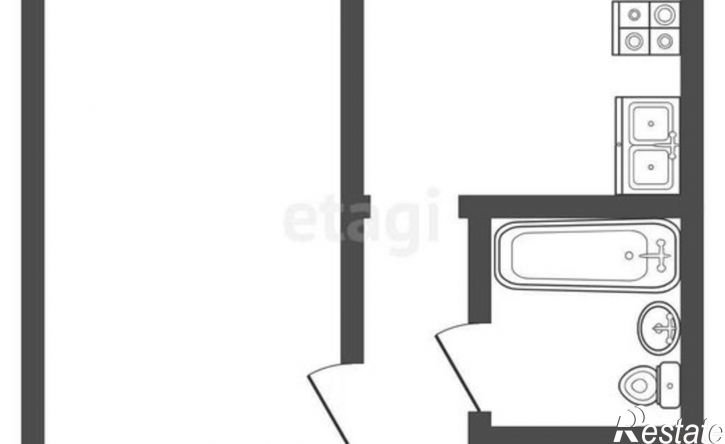 1-комн квартира ул Елькина, 49,  д. 49