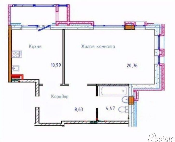 1-комн квартира Ленская улица, 32,  д. 32