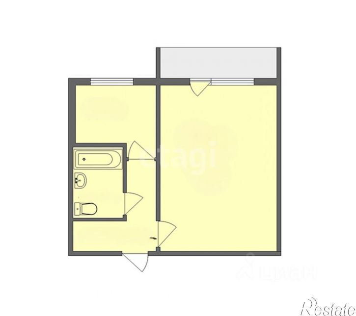 1-комн квартира Подлесная улица, 19/3,  д. 19/3
