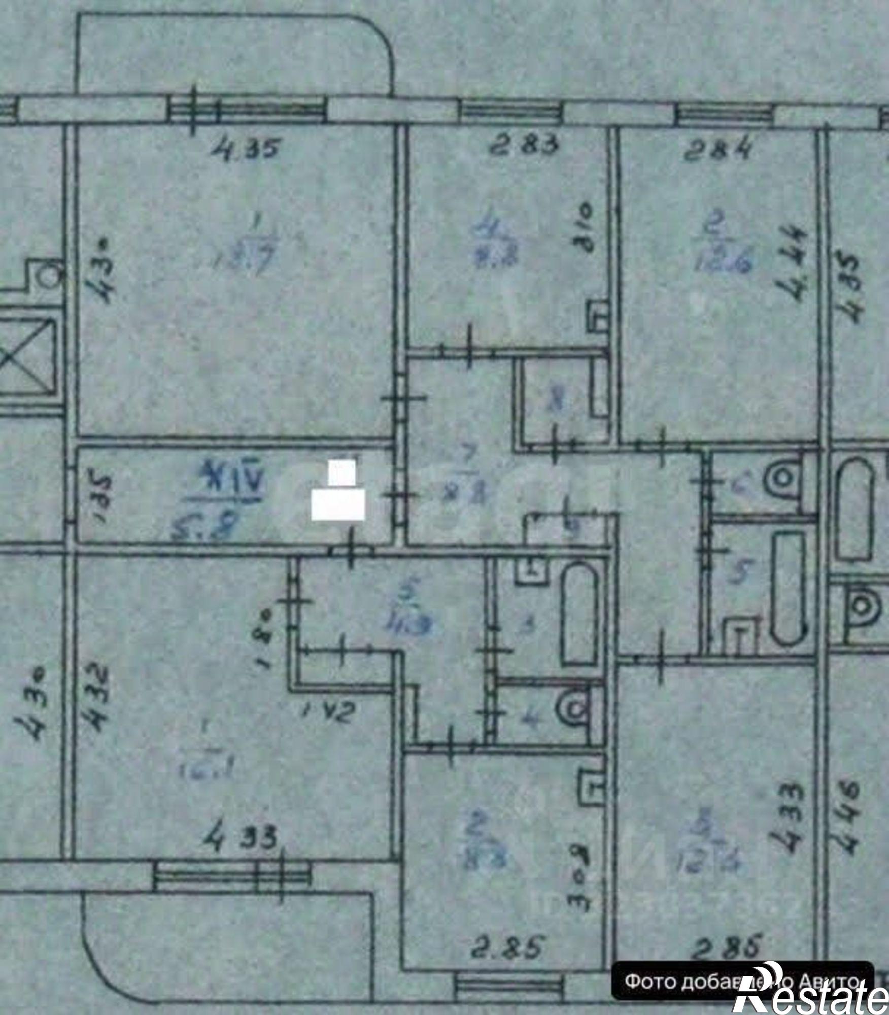 Купить квартиру за 6 650 000 рублей на ул Коломенская, 30