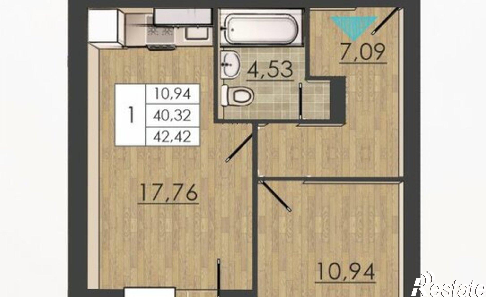Купить квартиру за 7 901 540 рублей на улица Борцов Революции, 1А