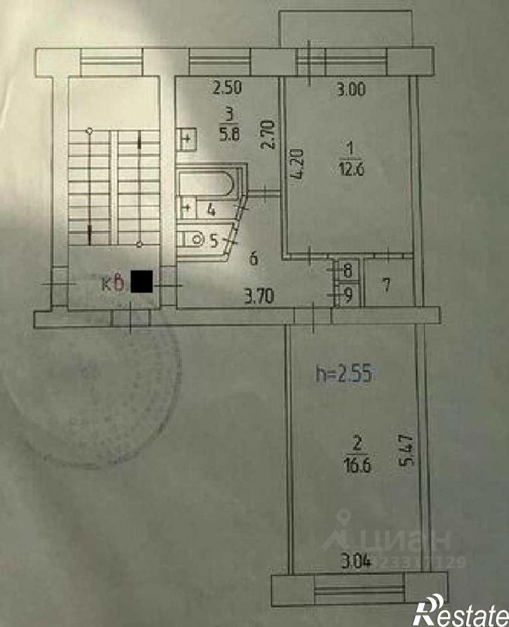 2-комн квартира улица Александра Щербакова, 37,  д. 37