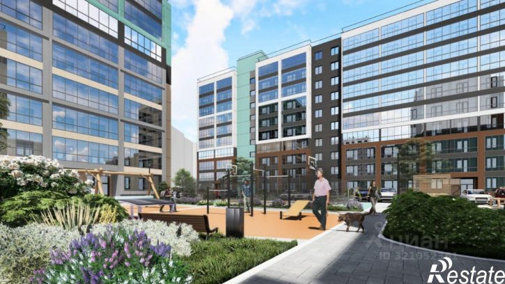 3-комн квартира в новом доме улица Гашкова, 59,  д. 59