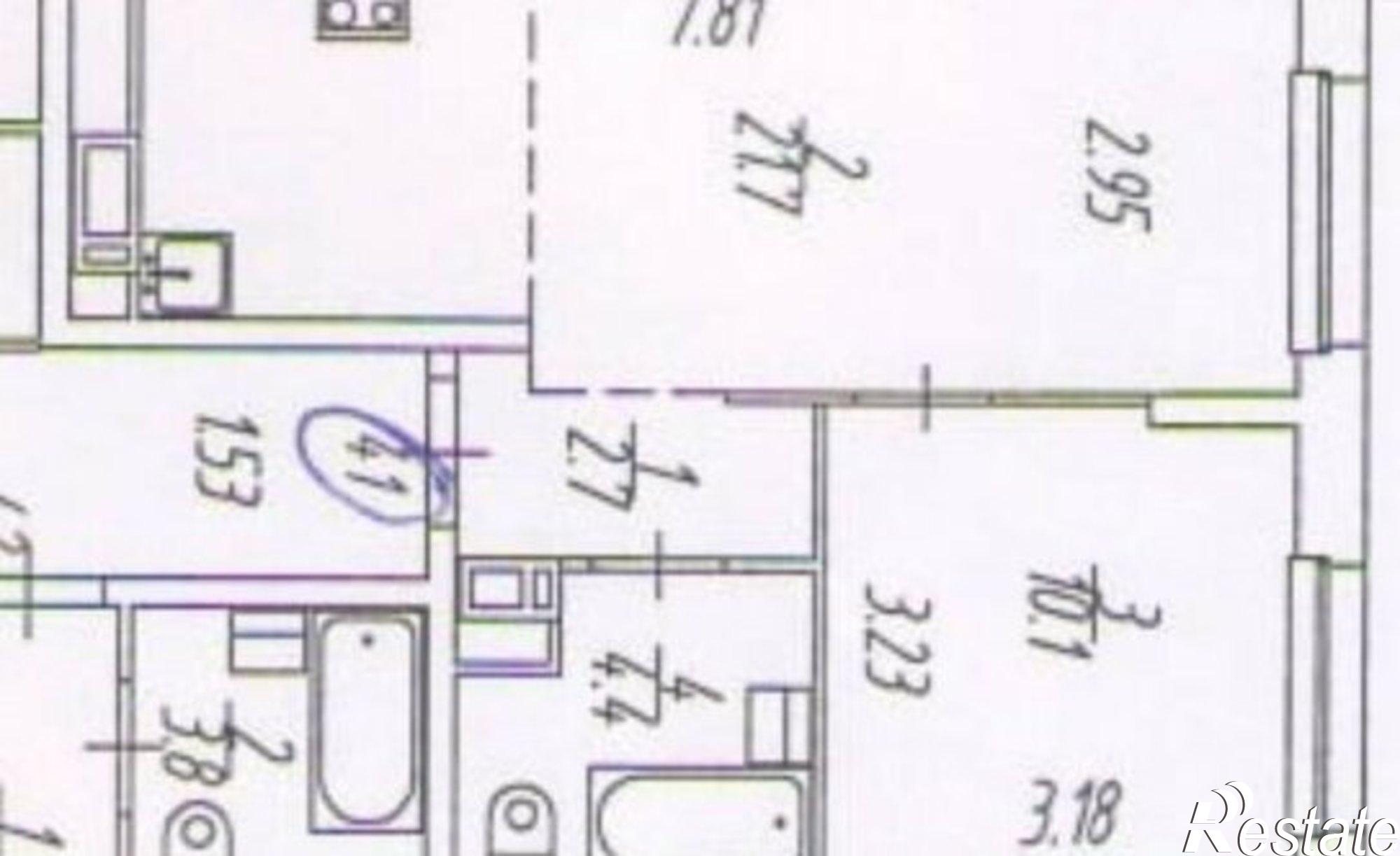 Купить квартиру за 6 500 000 рублей на Серебристая улица, 14