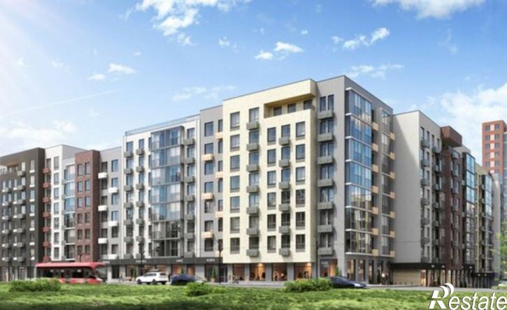 2-комн квартира в новом доме улица Дзержинского, 35,  д. 35