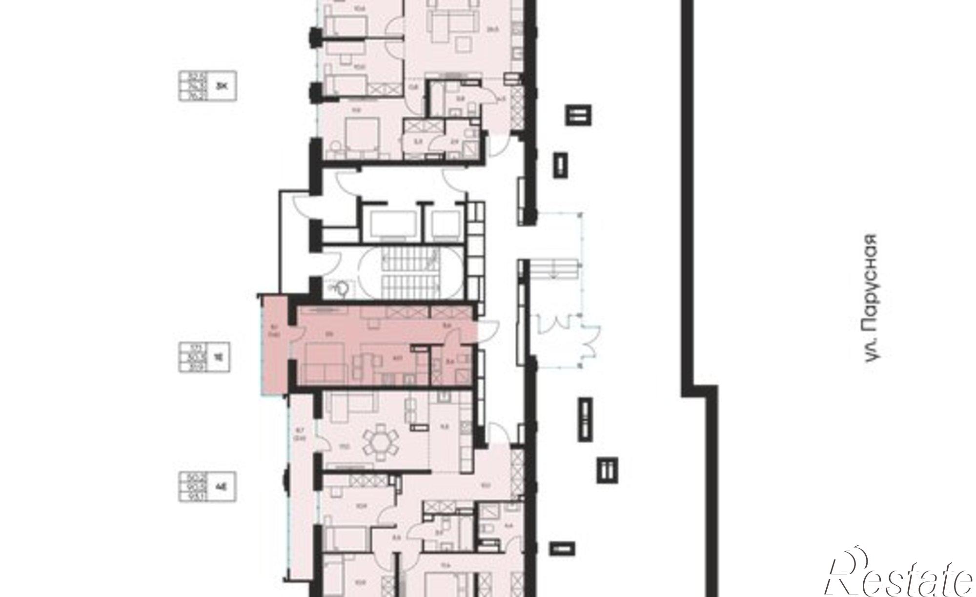 Купить квартиру за 11 154 000 рублей на ул Батумская, 17