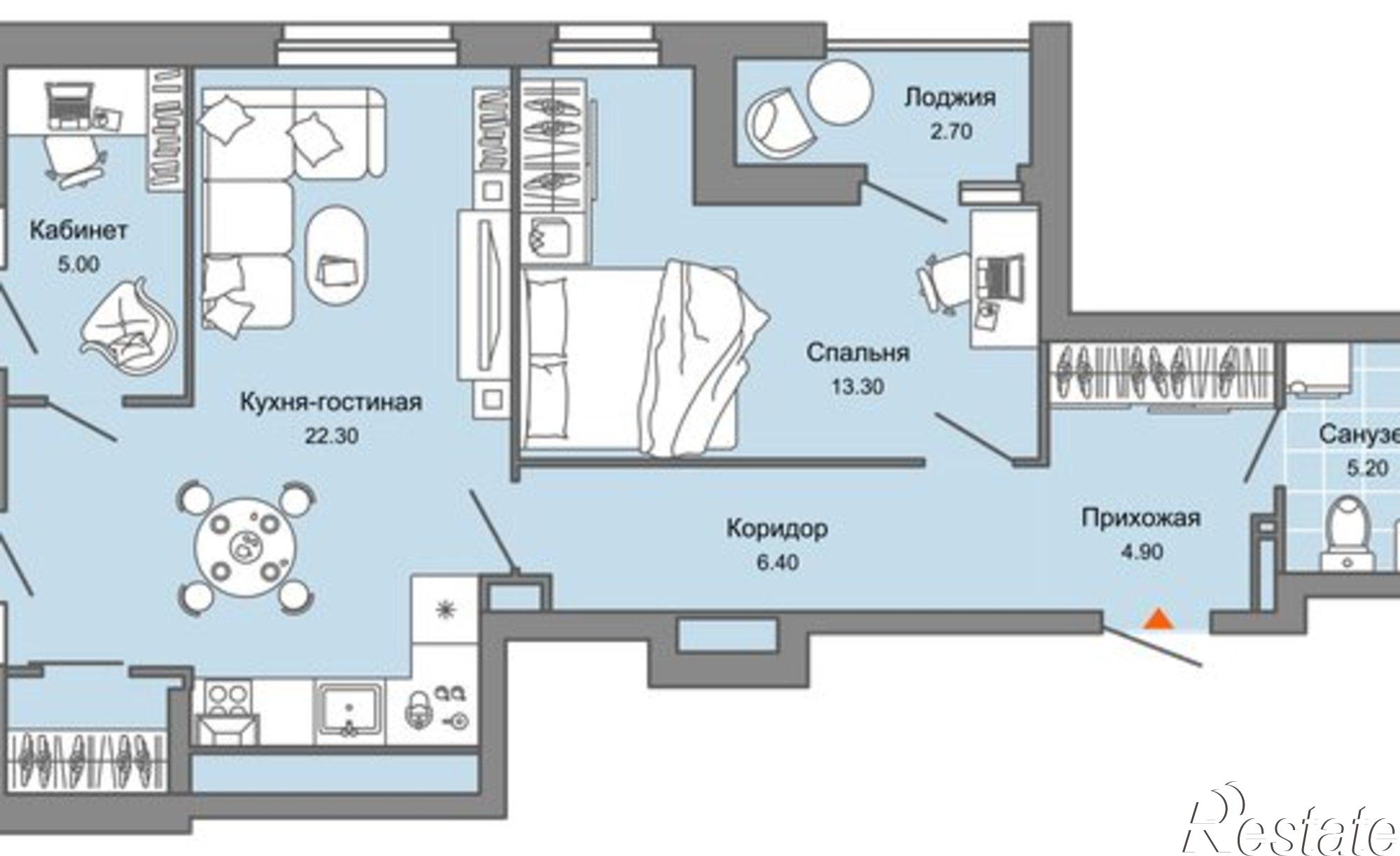 Купить квартиру за 12 308 500 рублей на улица Дзержинского, 31А