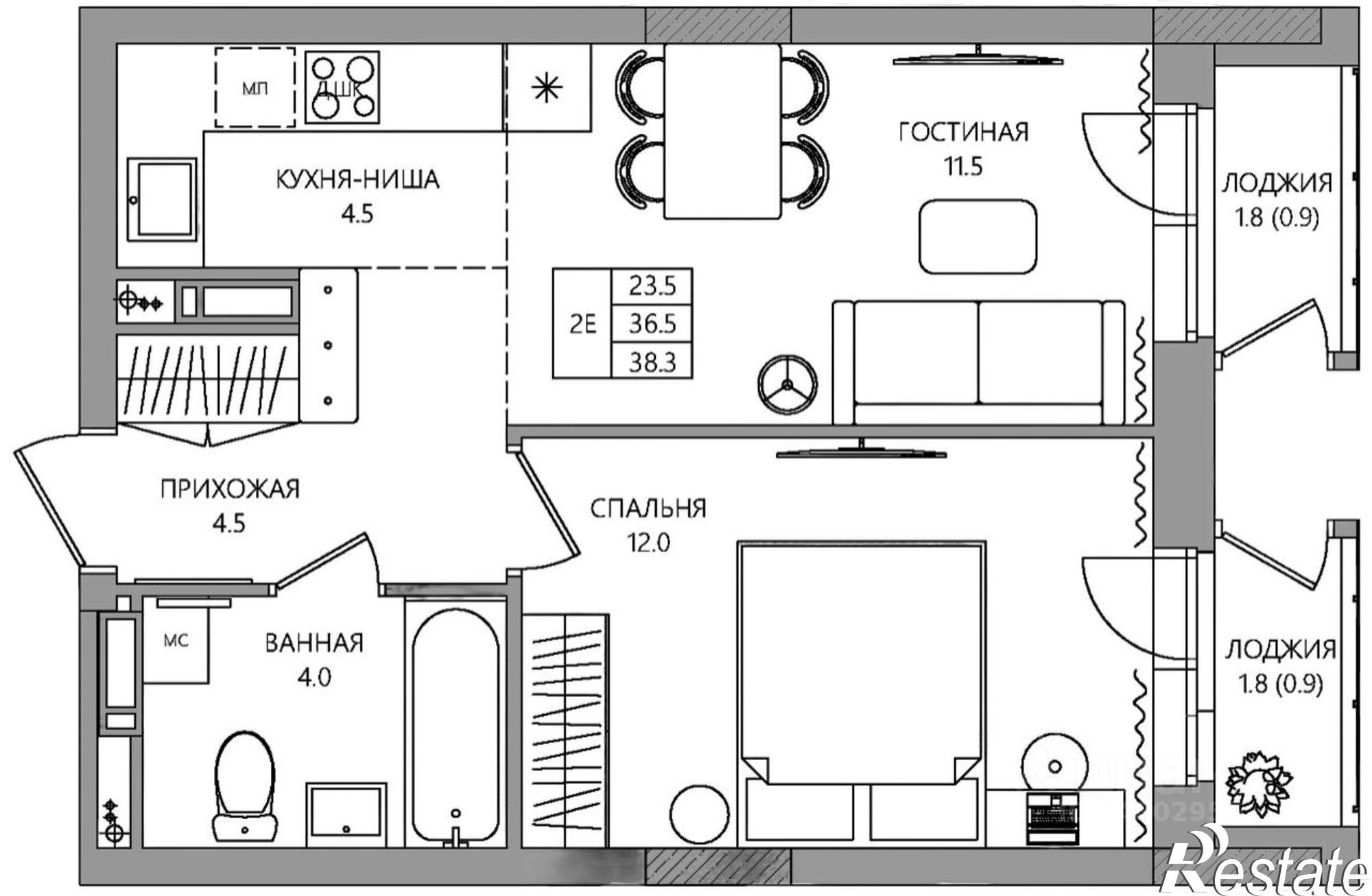 Купить квартиру за 6 724 000 рублей на 3-я Нейвинская улица, 7