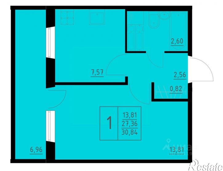1-комн квартира в новом доме ул Белозерская, 28,  д. 28