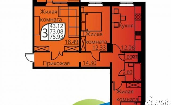 3-комн квартира ул Гашкова, 51,  д. 51