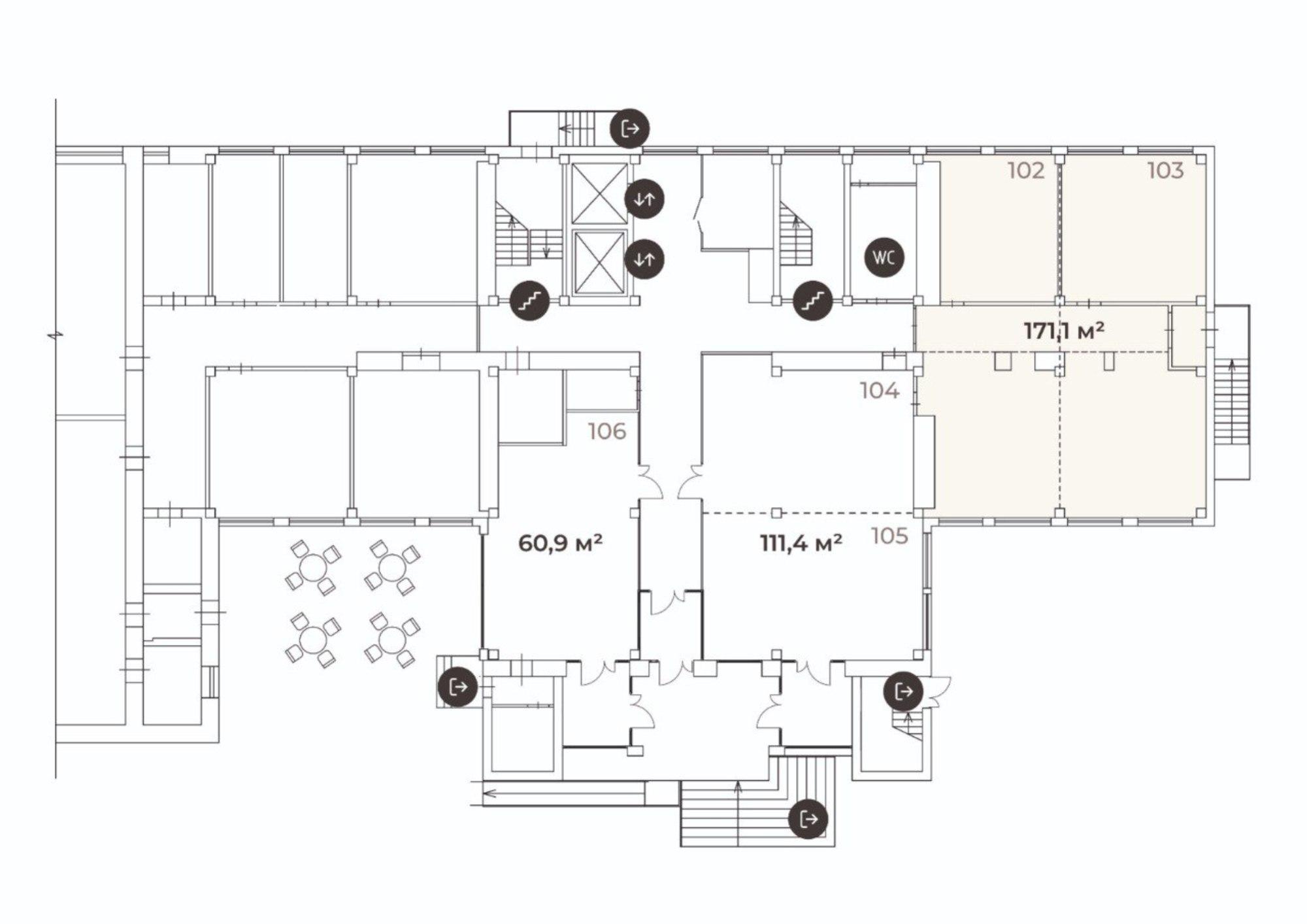 Купить офис, помещение под офис за 27 979 400 рублей на Россия, Крылова ул, 36