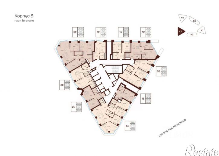 2-комн квартира в новом доме Баковый пер, 5Б,  д. 5Б