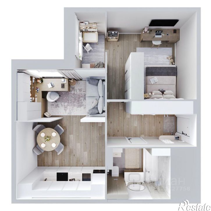 2-комн квартира в новом доме Парковый проспект, 22/1,  д. 22/1