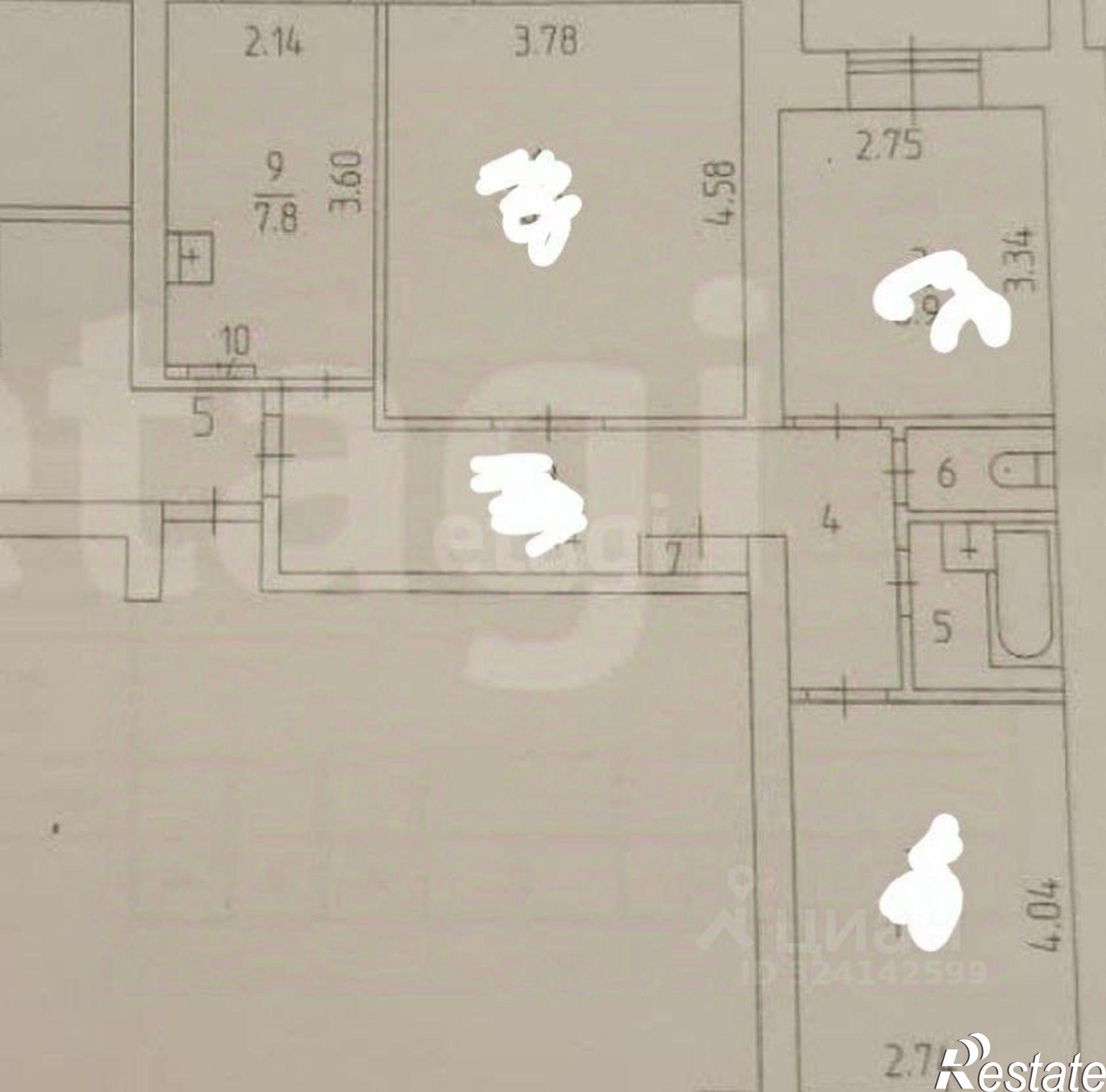 Купить квартиру за 5 450 000 рублей на ул Адмирала Ушакова, 59/3