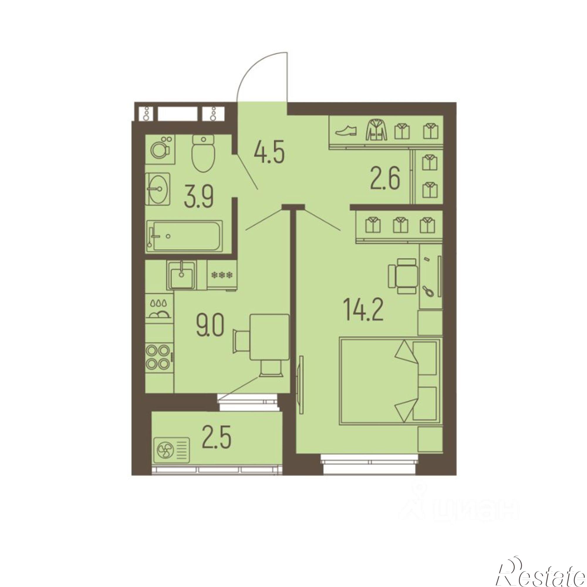 Купить квартиру за 6 527 000 рублей на Углеуральская улица, 27