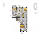 4-комн, 92 кв м, этаж 4/6 ул Ивана Франко, 33