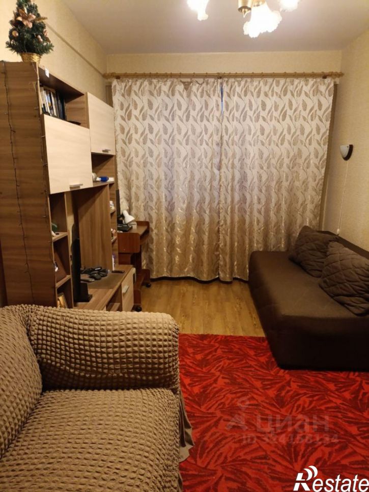 1-комн квартира улица Калинина, 46,  д. 46