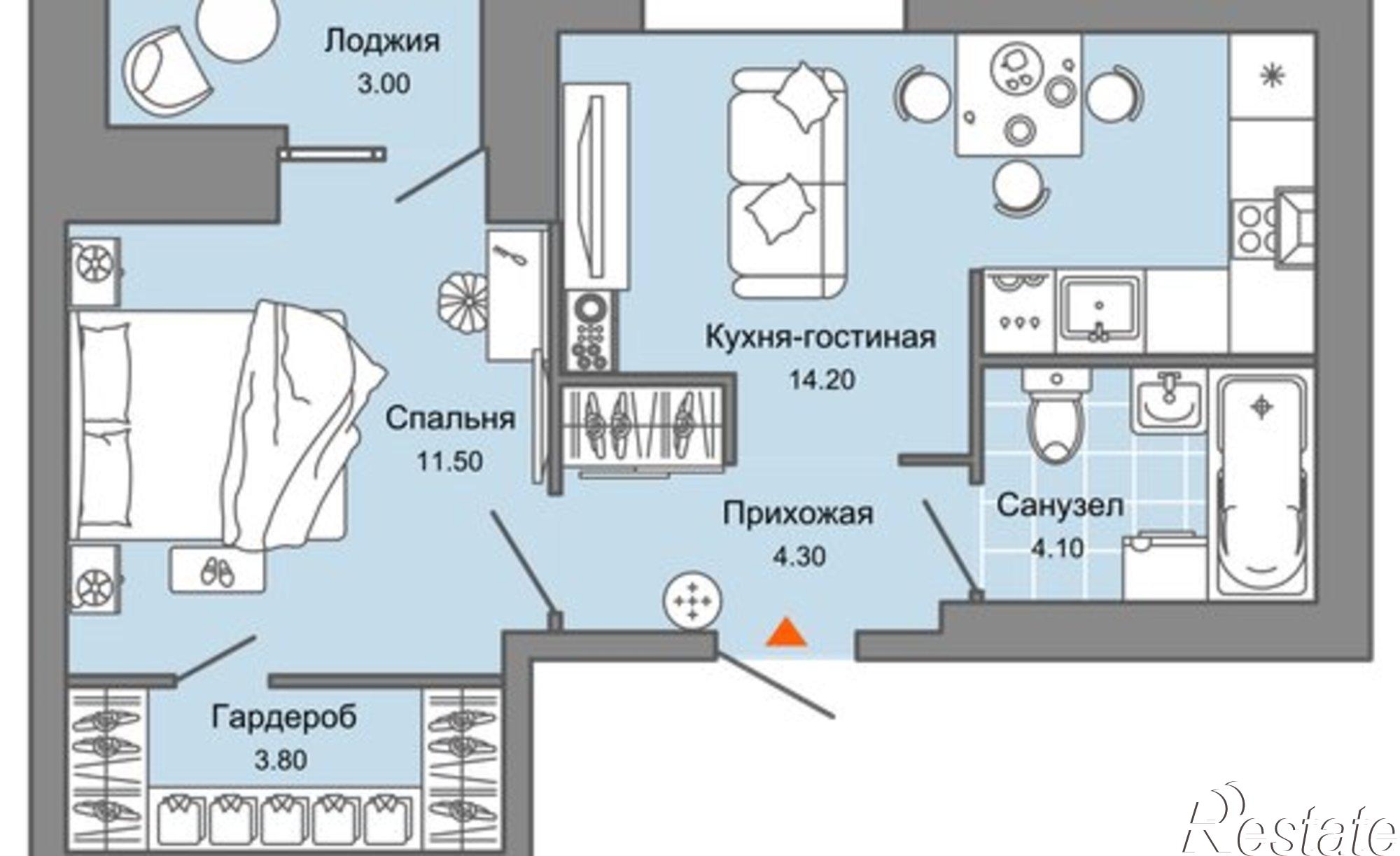 Купить квартиру за 8 419 780 рублей на ул Дзержинского, 31