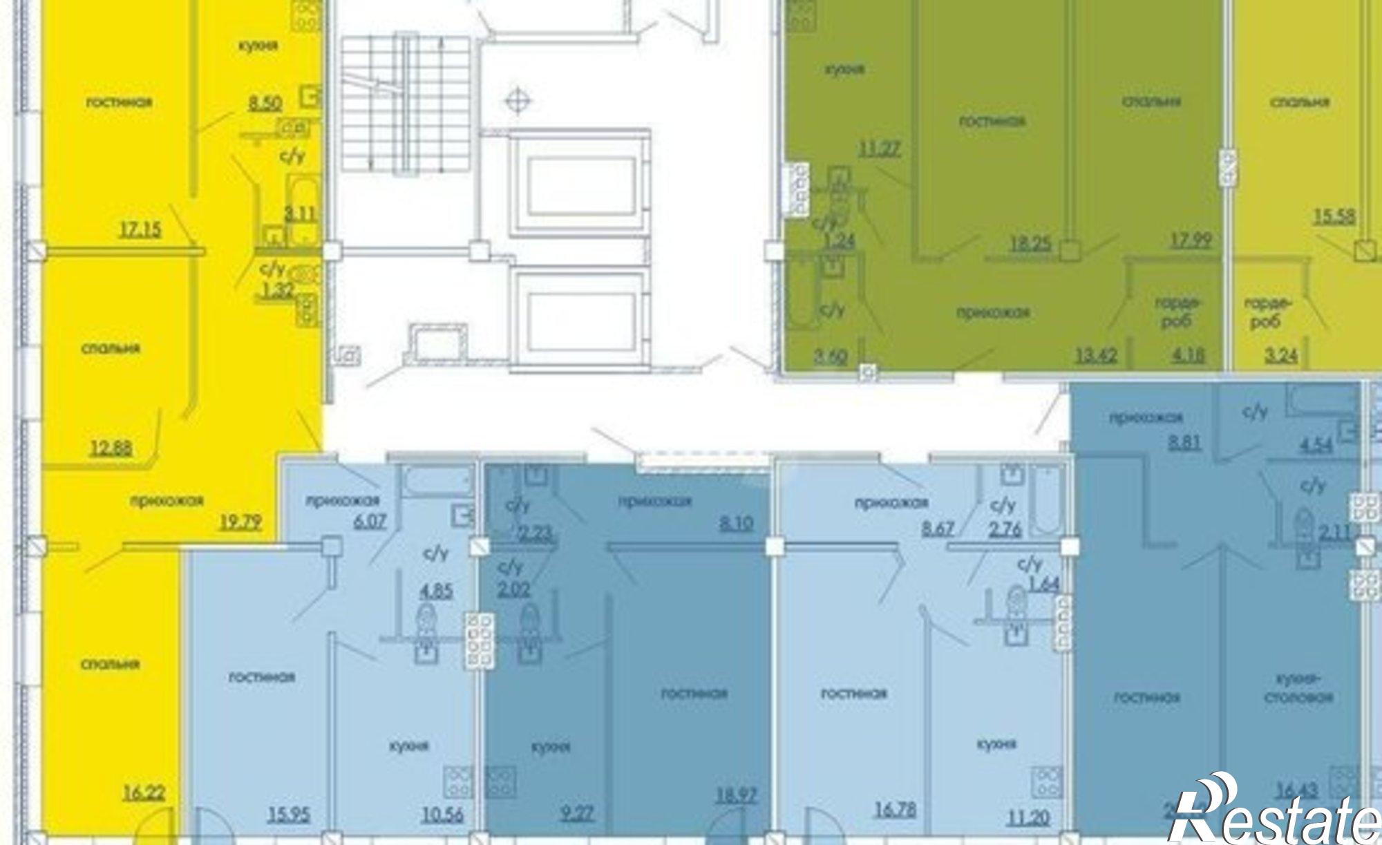 Купить квартиру за 9 400 000 рублей на ул Холмогорская, 4/3