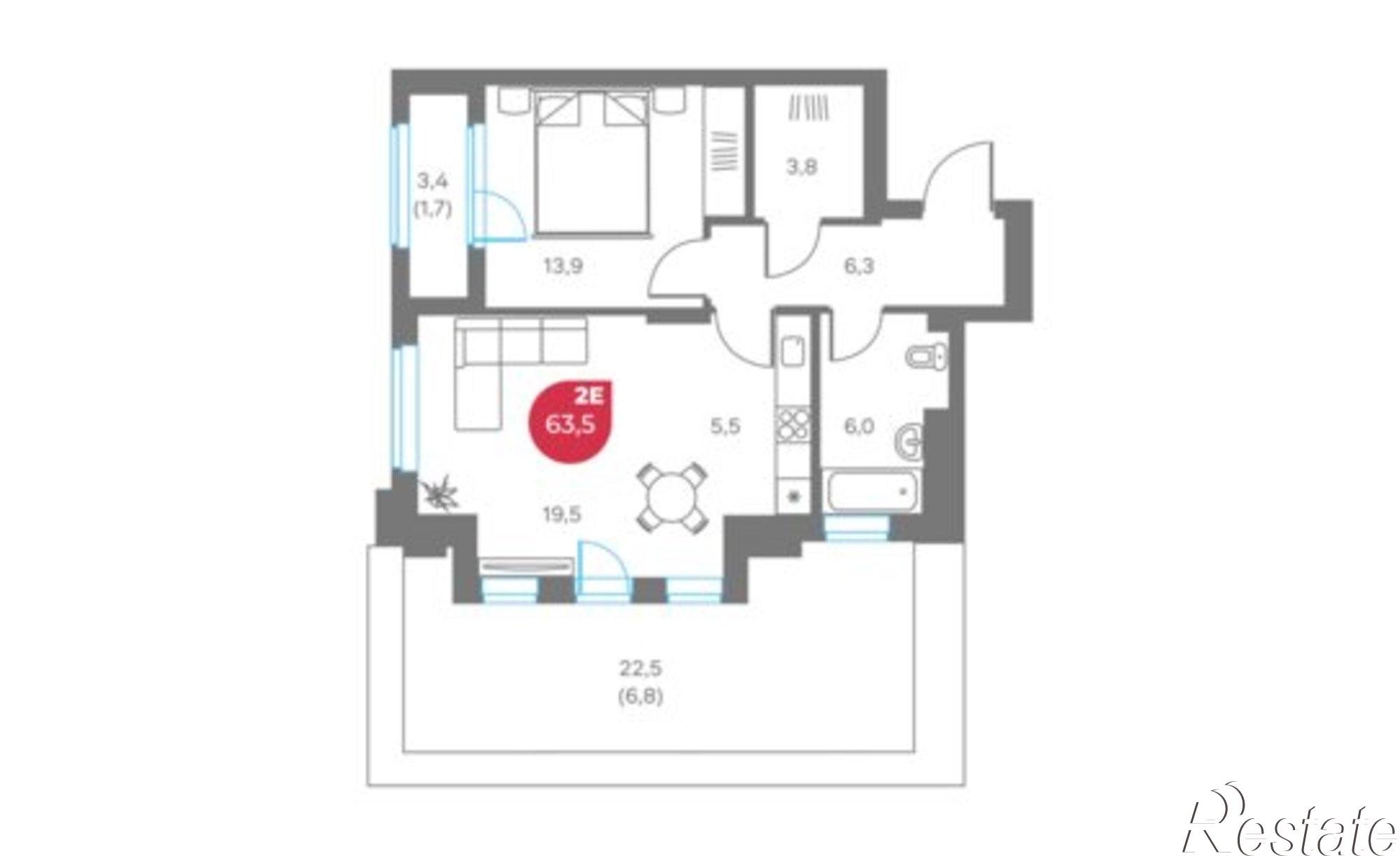 Купить квартиру за 17 780 000 рублей на улица Максима Горького, 1