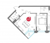 3-комн, 94 кв м, этаж 7/6 ул Монастырская, 9