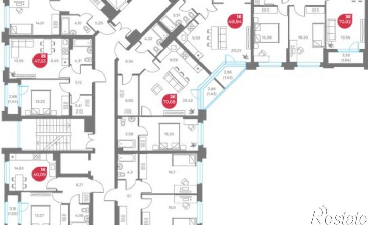 2-комн квартира в новом доме улица Максима Горького, 1,  д. 1