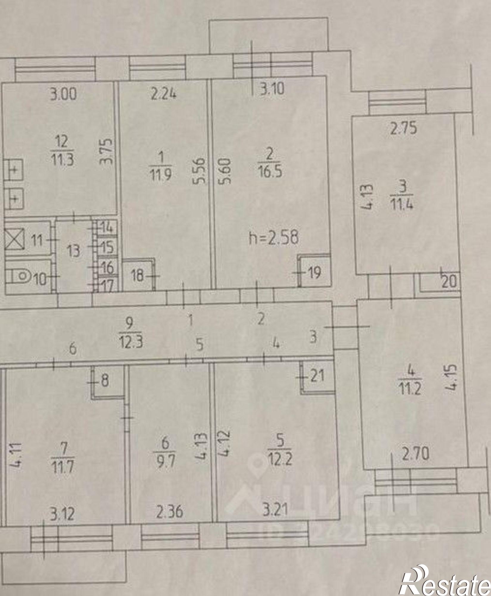 Купить комнату за 1 060 000 рублей на ул Комбайнеров, 34