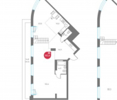 3-комн, 183 кв м, этаж 8/6 улица Максима Горького, 1