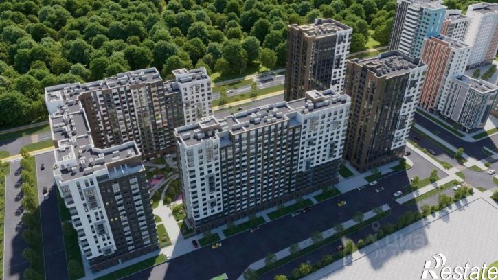 1-комн квартира в новом доме Серебристая улица, 3