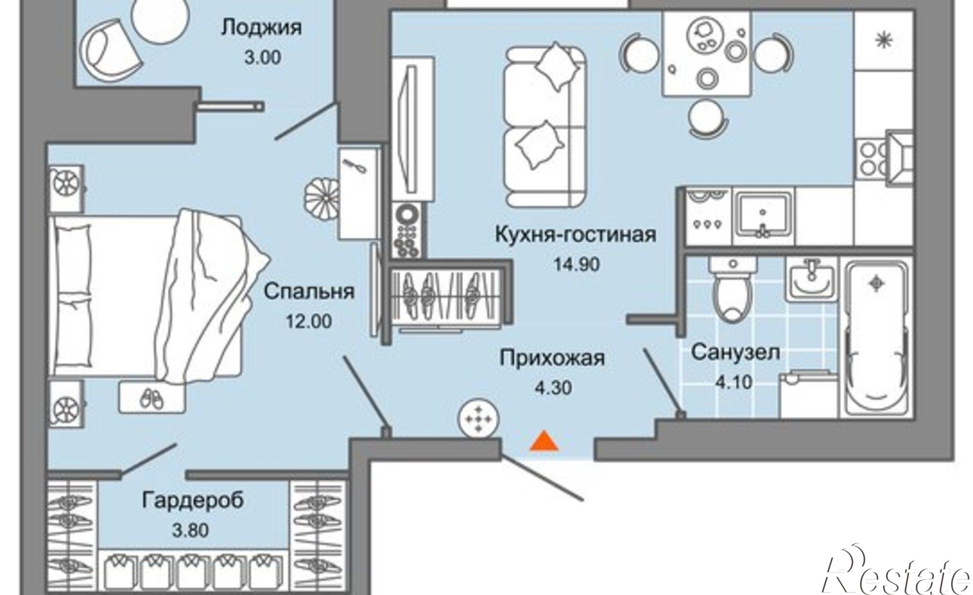 Купить квартиру за 8 968 540 рублей на ул Дзержинского, 31