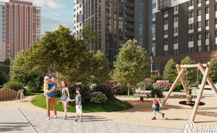 4-комн квартира в новом доме Серебристая улица, 3А,  д. 3А