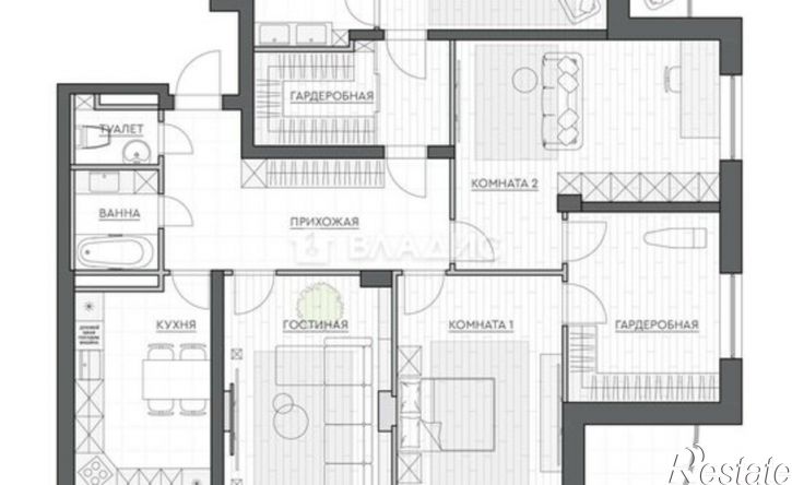 4-комн квартира шоссе Космонавтов, 217,  д. 217
