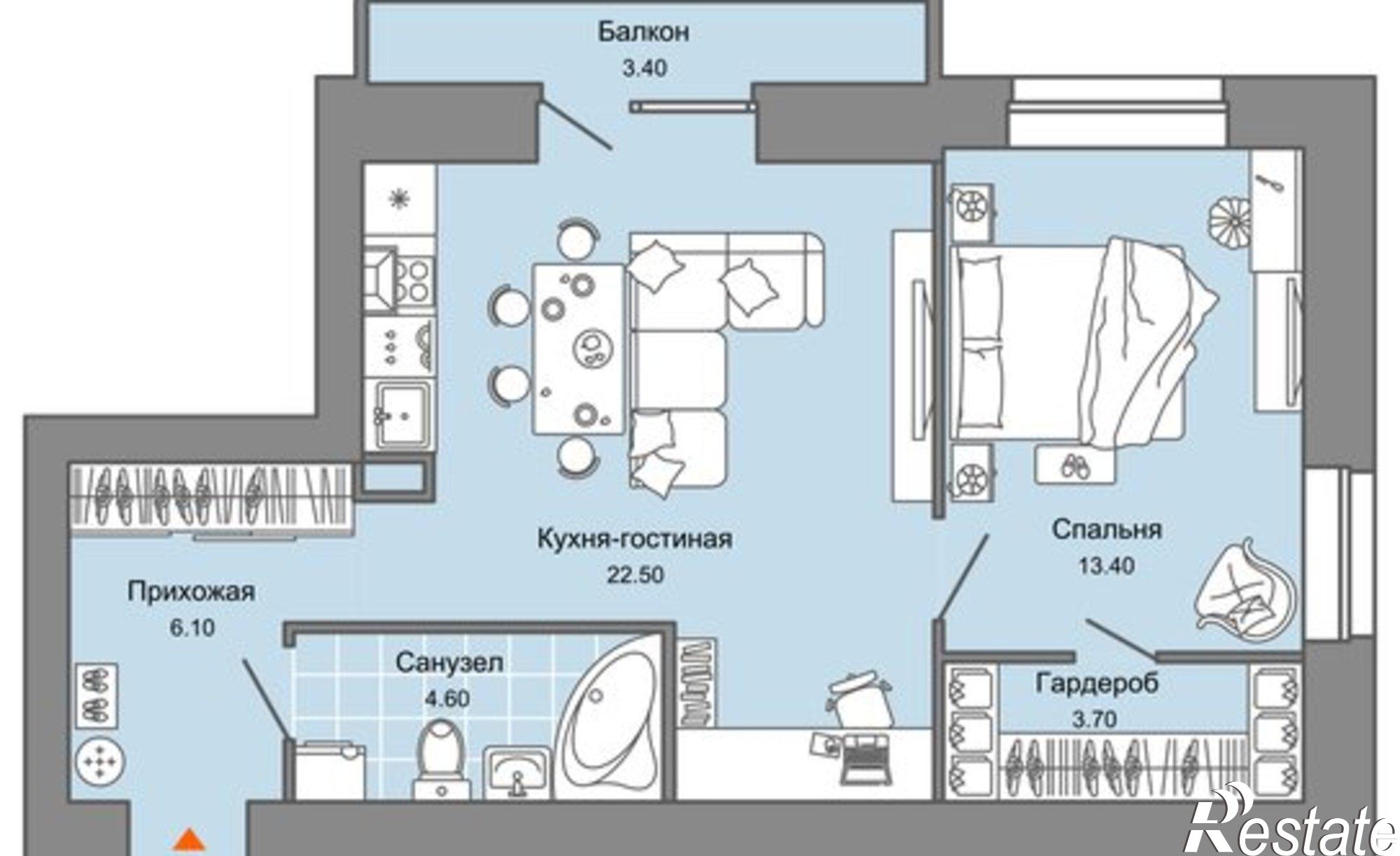 Купить квартиру за 9 859 860 рублей на ул Дзержинского, 31