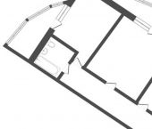 2-комн, 42кв м, этаж 3/18 улица Карпинского, 112