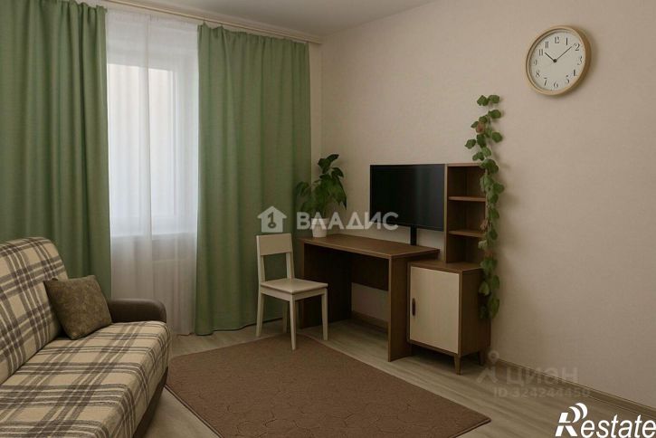 1-комн квартира улица Клары Цеткин, 25,  д. 25